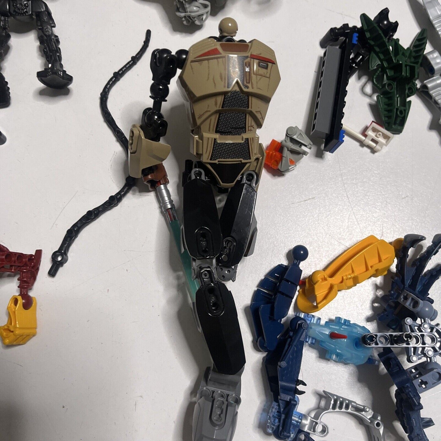 Lego Bionicle 410g Assorted Characters Weapons and Pieces