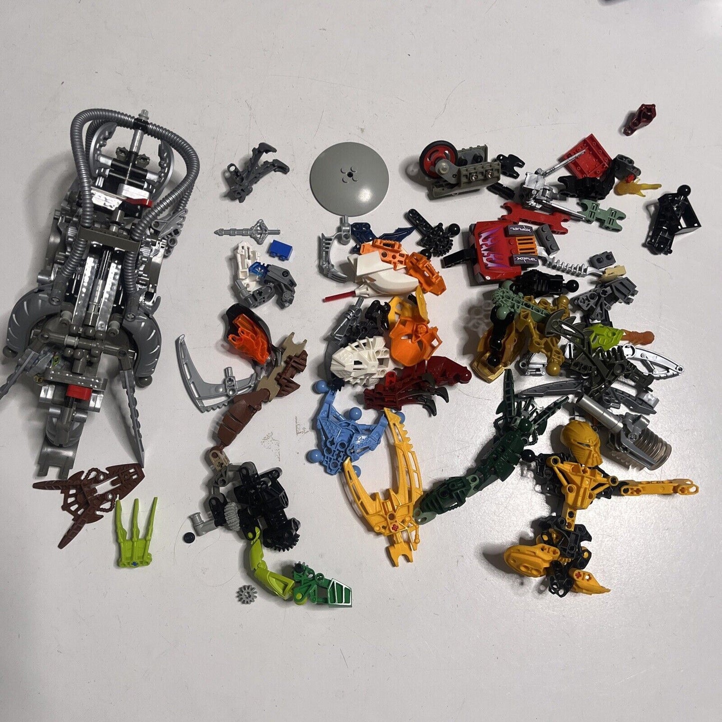 Lego Bionicle  515grams Assorted Characters Weapons and Pieces