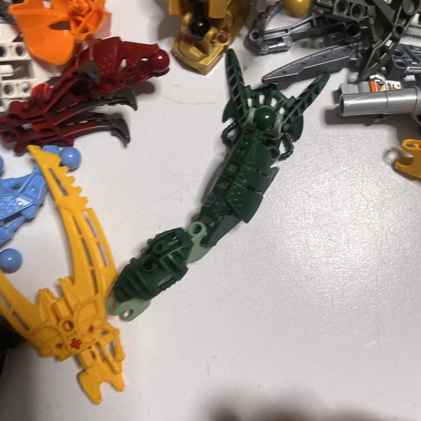 Lego Bionicle  515grams Assorted Characters Weapons and Pieces