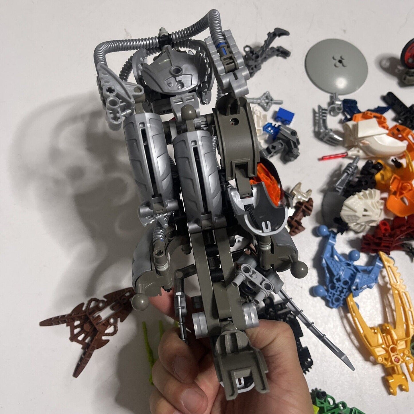 Lego Bionicle  515grams Assorted Characters Weapons and Pieces