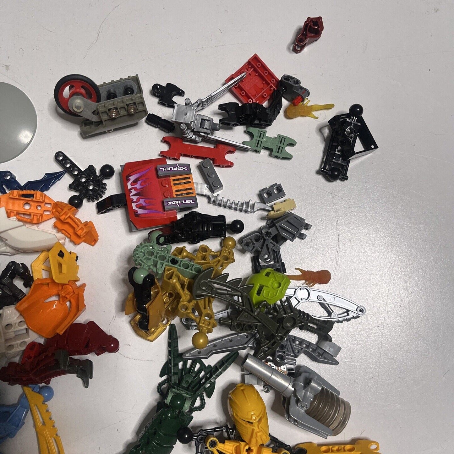 Lego Bionicle  515grams Assorted Characters Weapons and Pieces