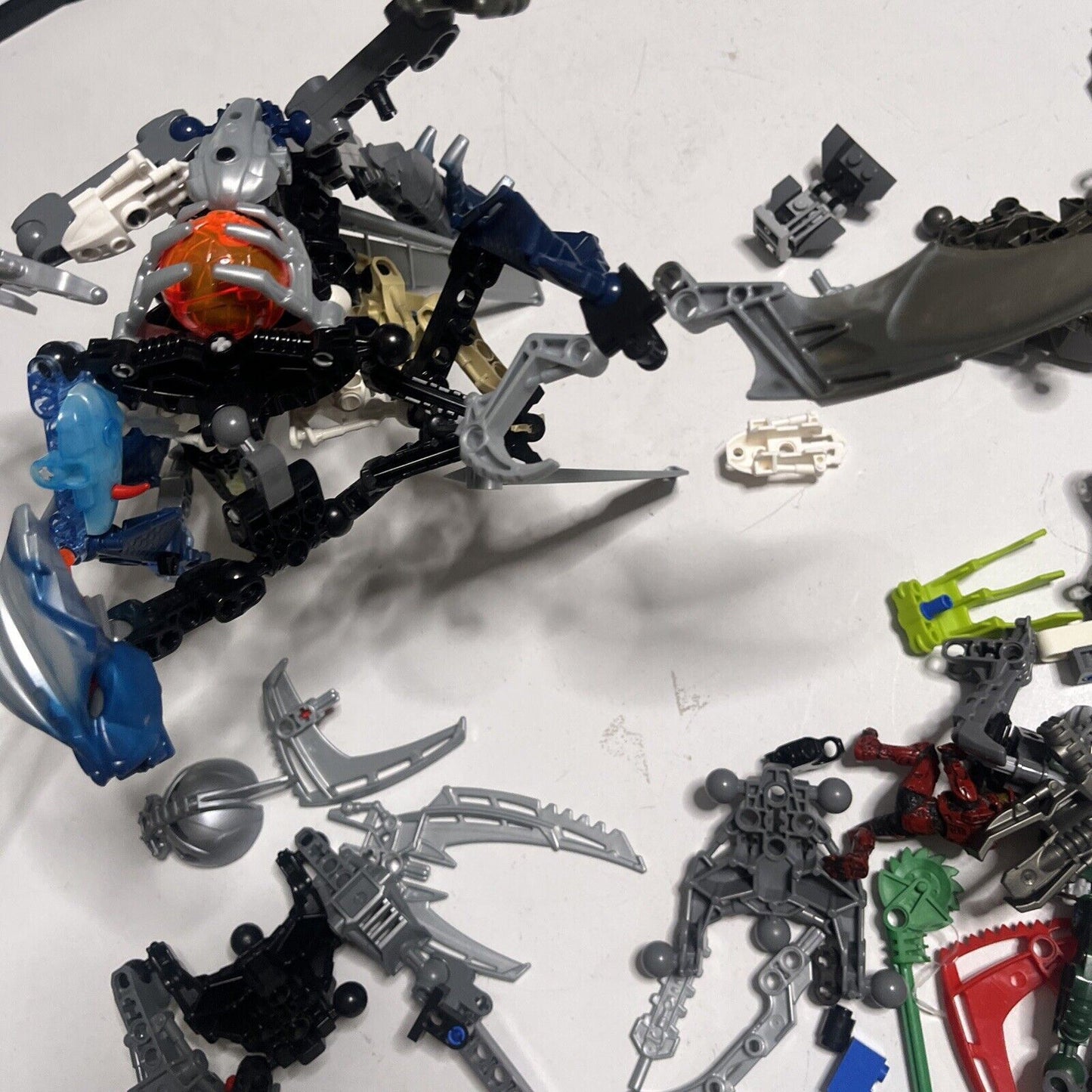 Lego Bionicle 415grams Assorted Characters Weapons and Pieces