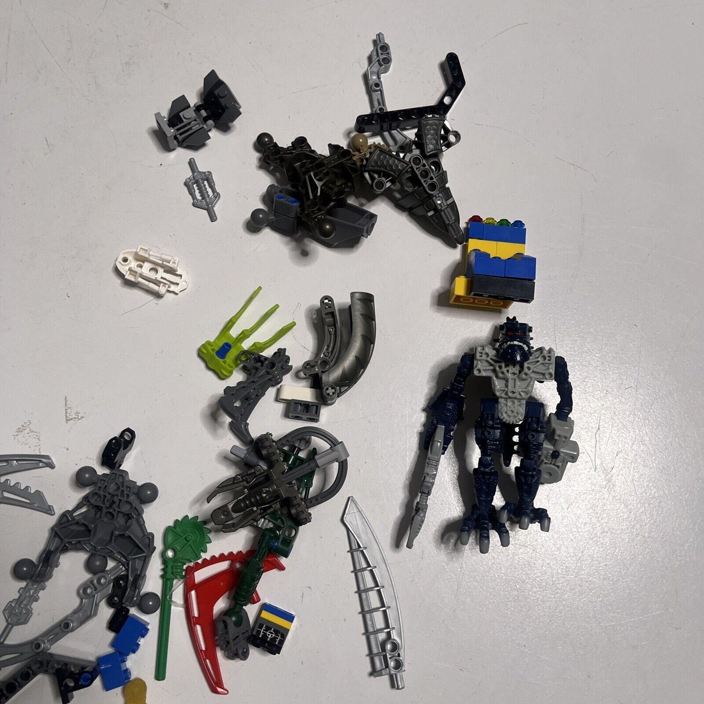 Lego Bionicle 415grams Assorted Characters Weapons and Pieces