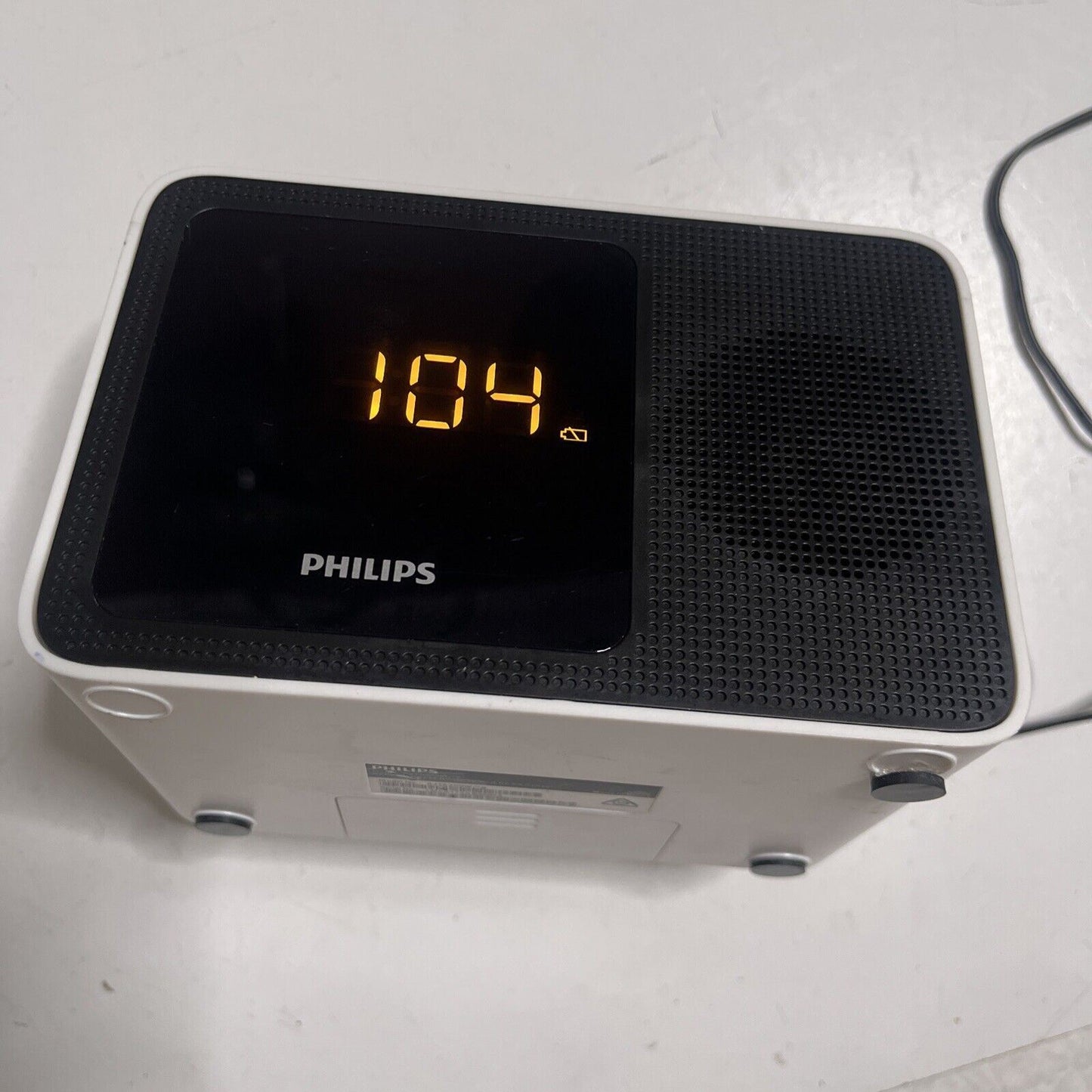 Philips AJT5300W/79 Digital Alarm Clock Bluetooth FM Radio