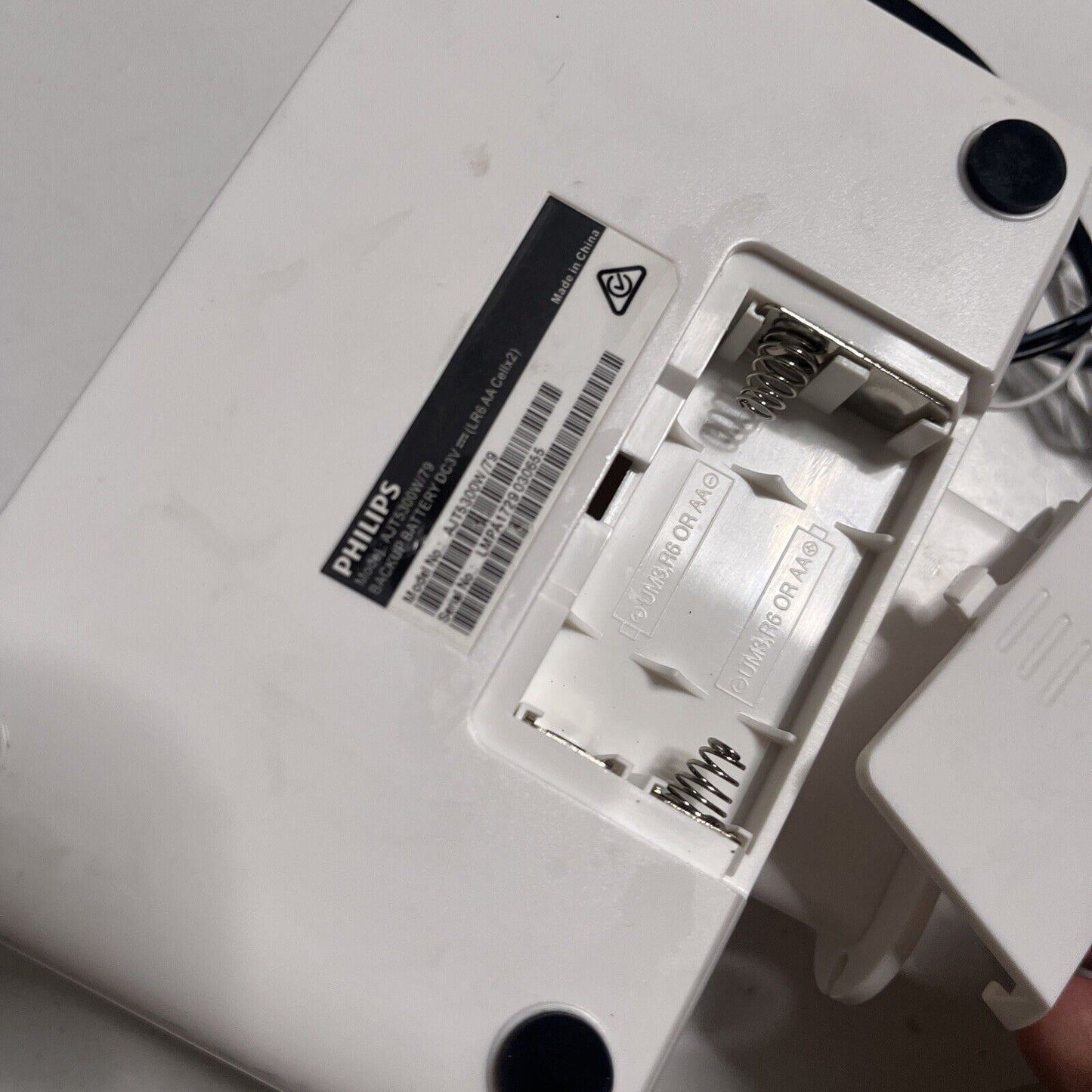 Philips AJT5300W/79 Digital Alarm Clock Bluetooth FM Radio