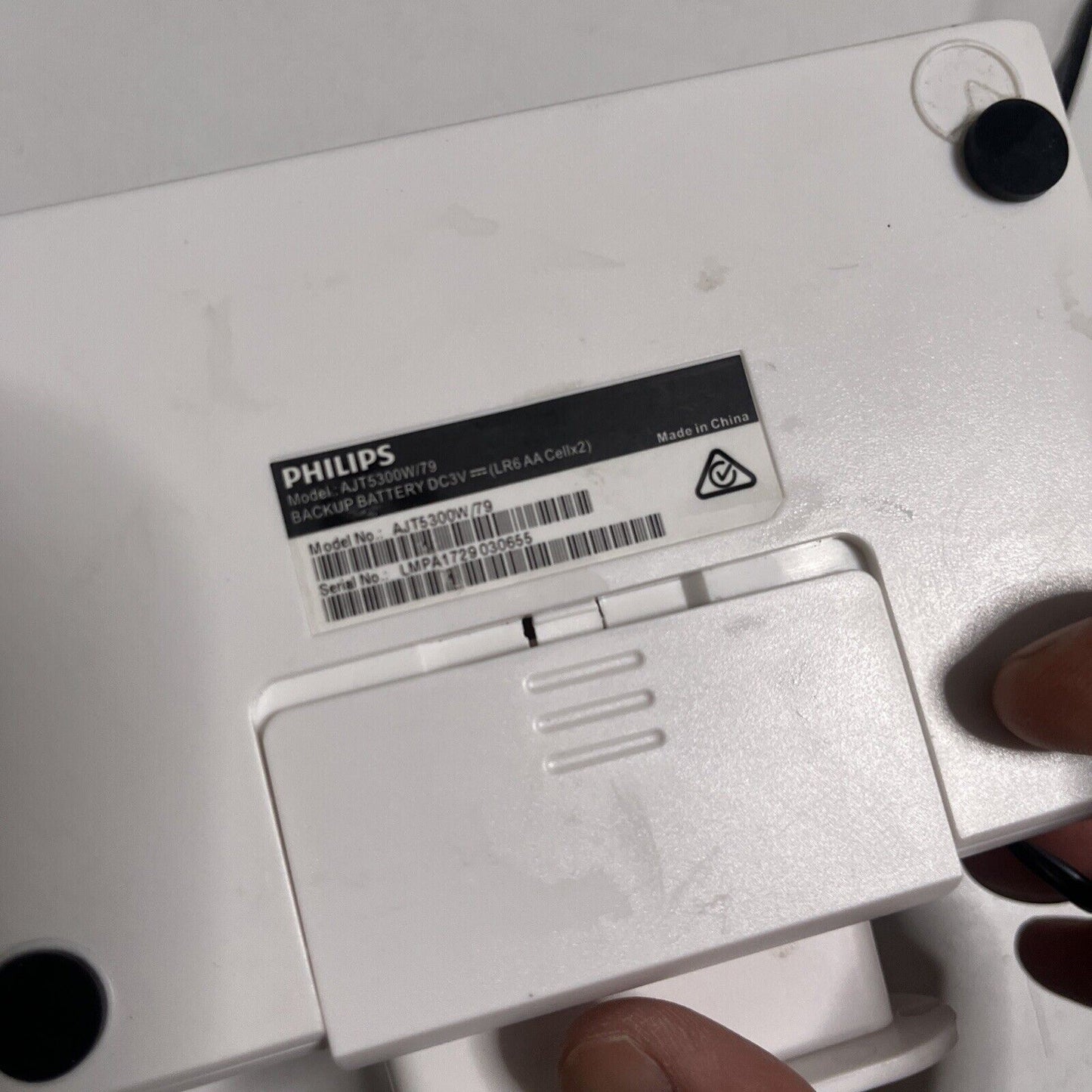 Philips AJT5300W/79 Digital Alarm Clock Bluetooth FM Radio