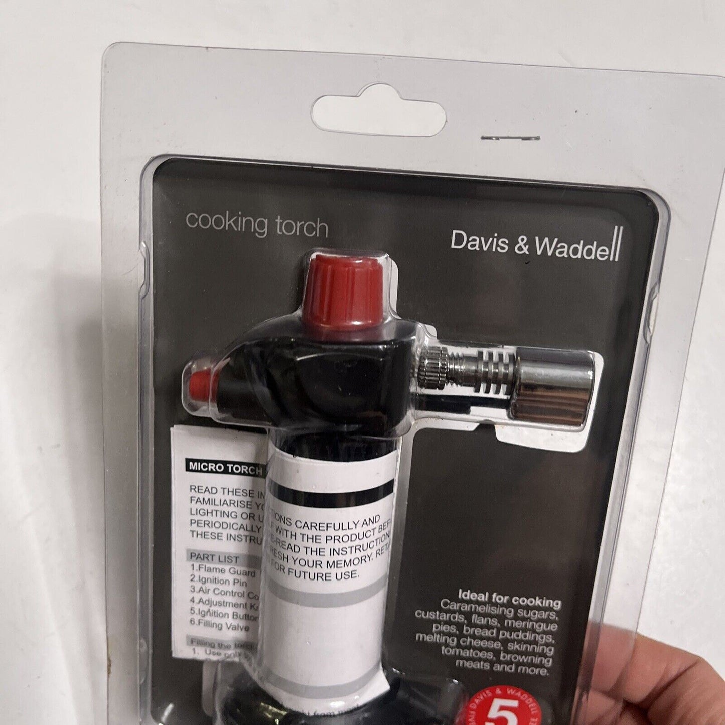 *New Sealed* Davis And Waddell Essentials Cooking Torch