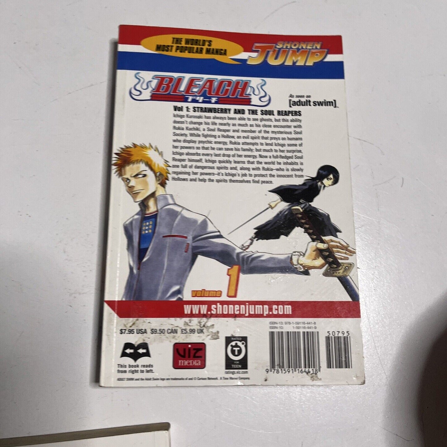 Bleach  Vol. 1,2,3 by Tite Kubo (Paperback, 2007) Manga English Version