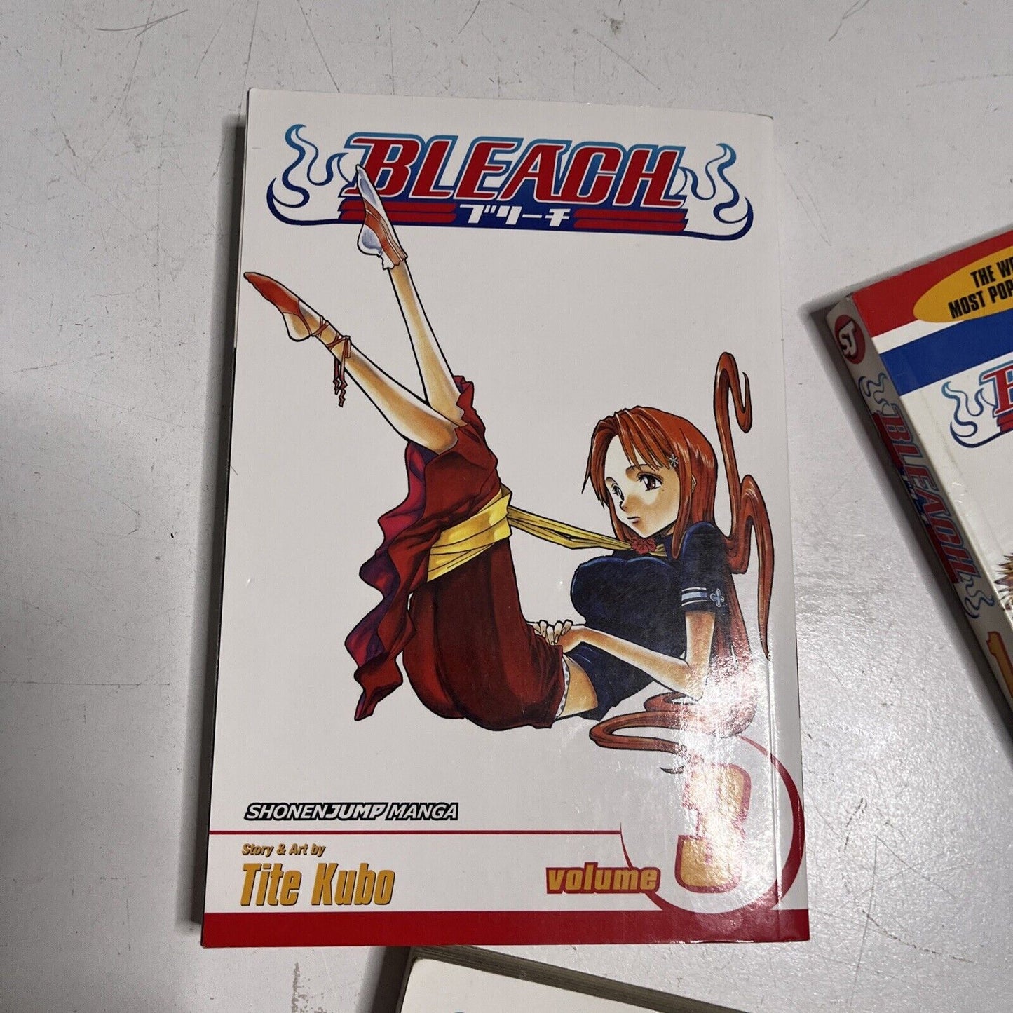 Bleach  Vol. 1,2,3 by Tite Kubo (Paperback, 2007) Manga English Version