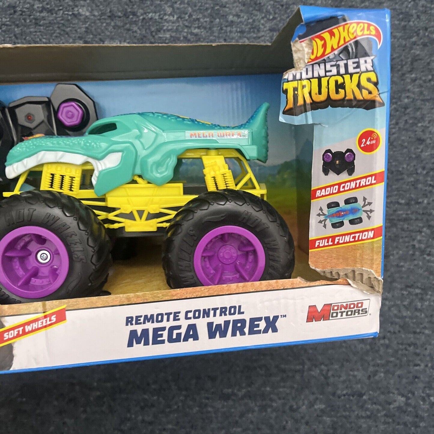 Hot Wheels Monster Truck Remote Control Mega Wrex 63690