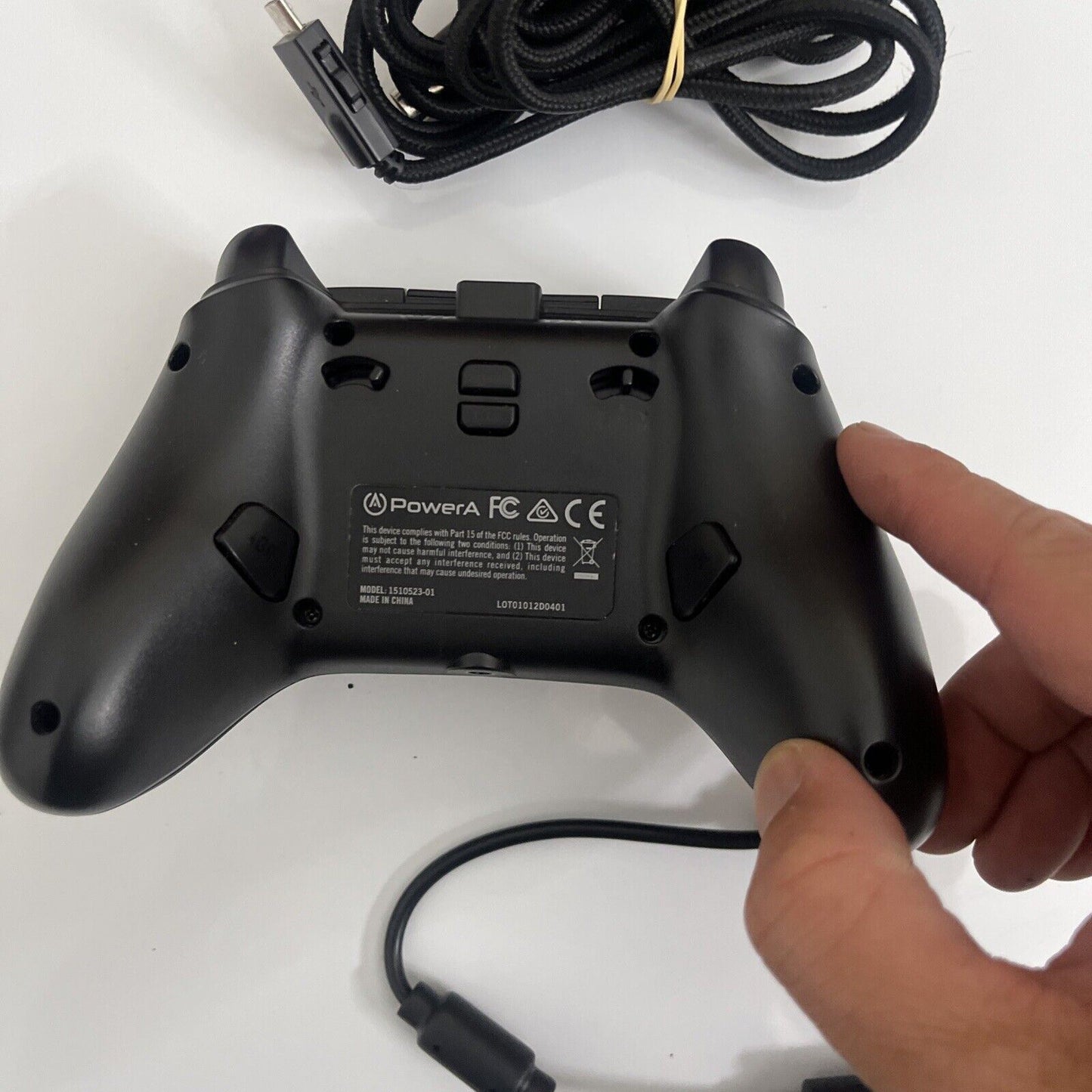 PowerA Fusion Pro Wired White Controller for Xbox One - Xbox One 1510523-01