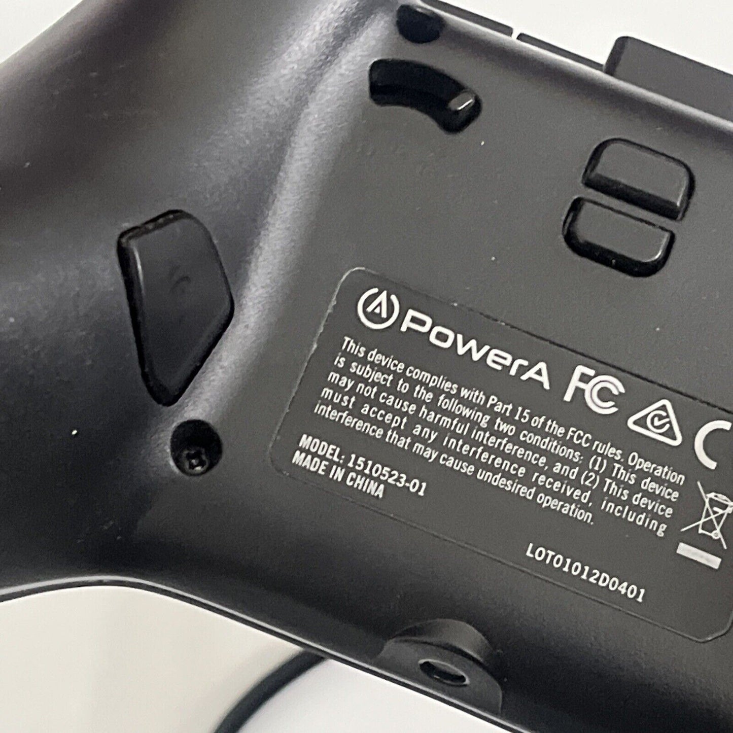 PowerA Fusion Pro Wired White Controller for Xbox One - Xbox One 1510523-01