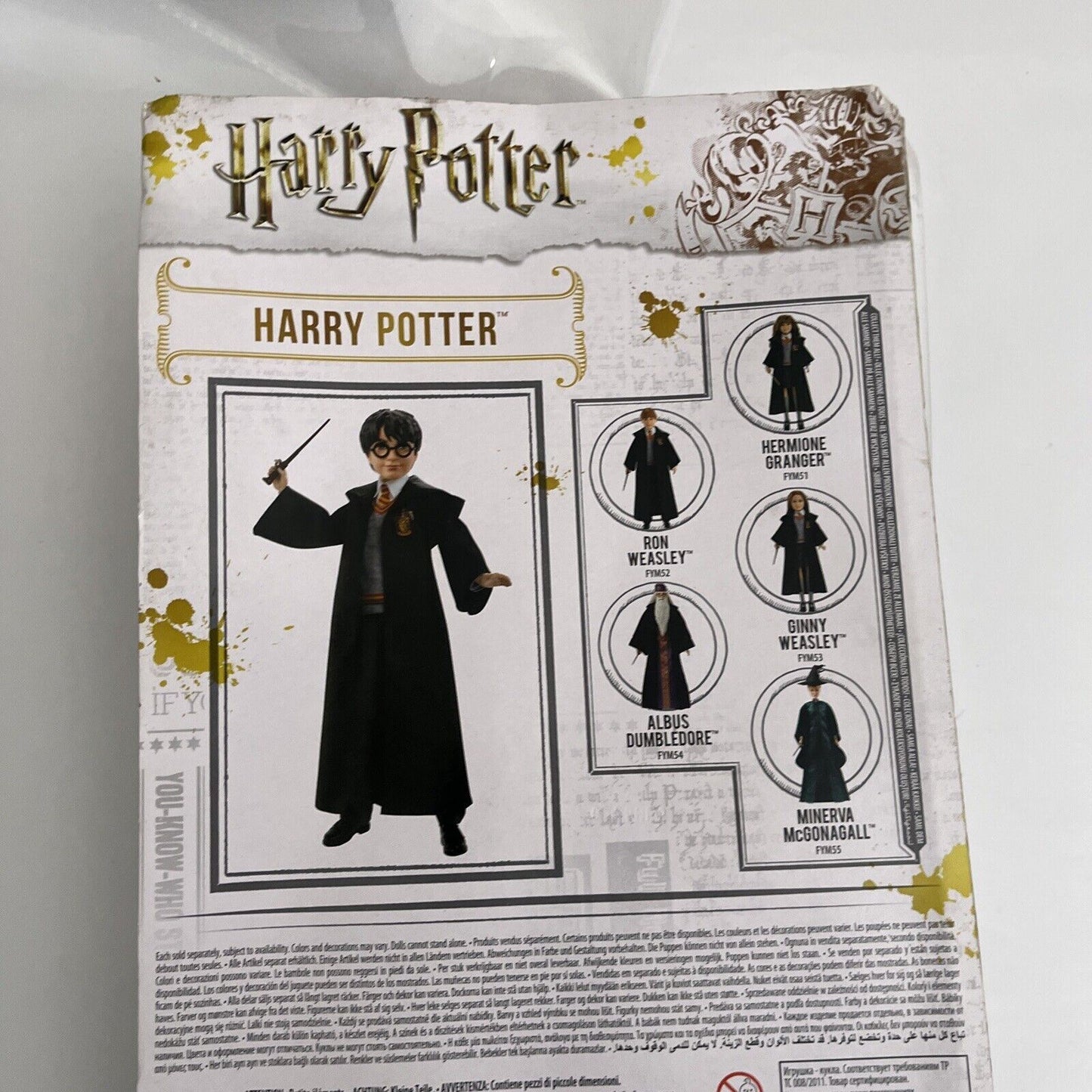 HARRY POTTER Poseable Collectible 10" Doll Action Figure w/ Robe MATTEL 2018