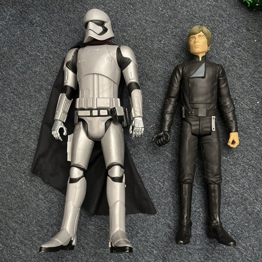 Captain Phasma 2015 19" & Luke Skywalker 18" 2014 Figure Star Wars Jakks