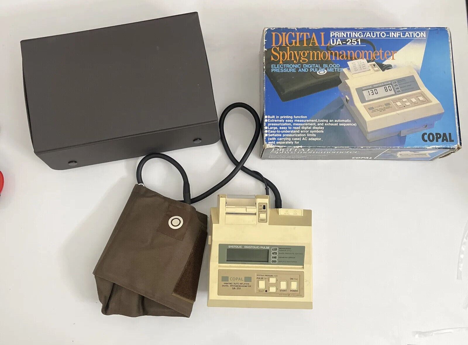 Copal Digital Sphgmomanometer Blood Pressure Monitor Printer UA-251 ...