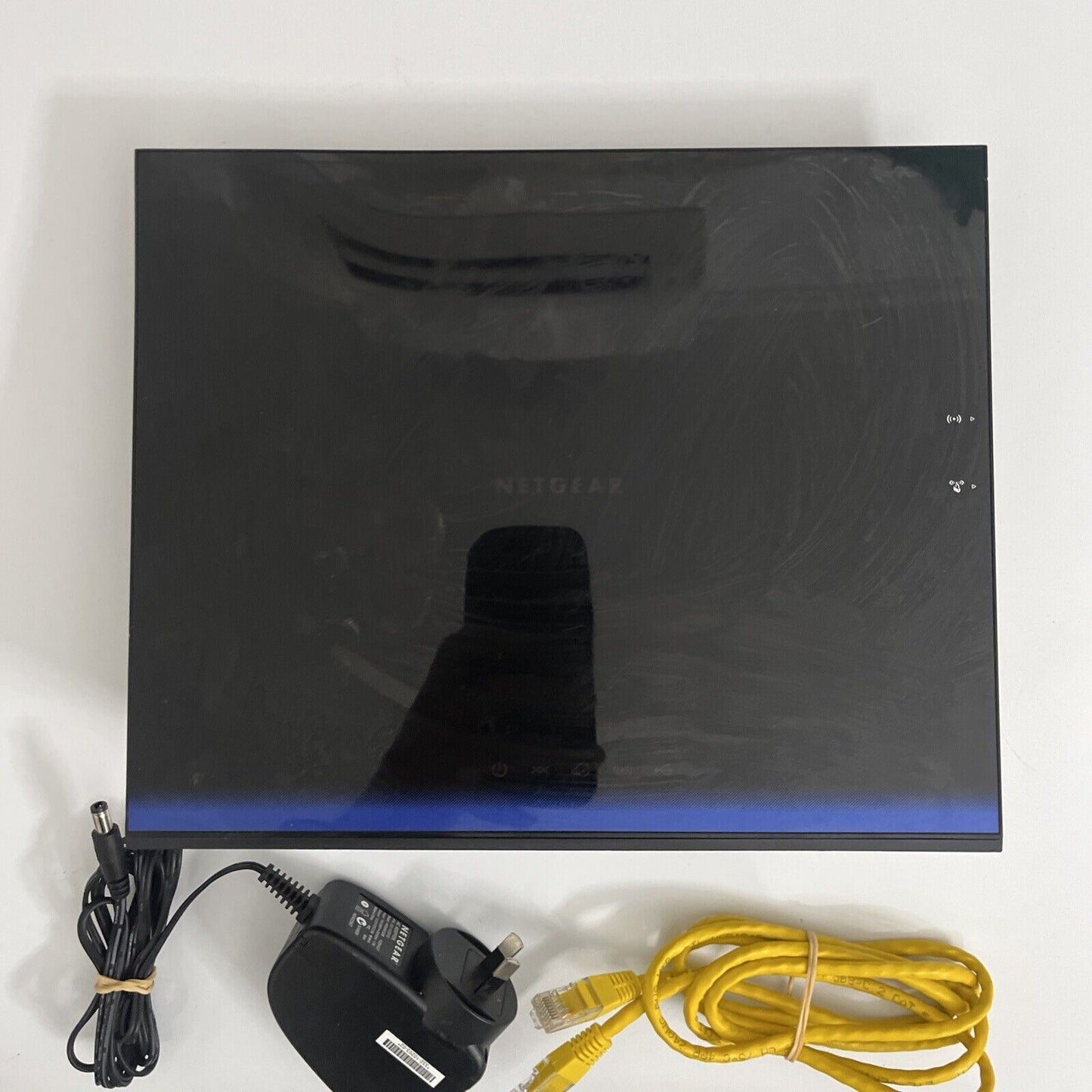 NETGEAR D6200 - ADSL Wifi AC1200 Modem Router - w/ Power, DSL & Ethernet Cables