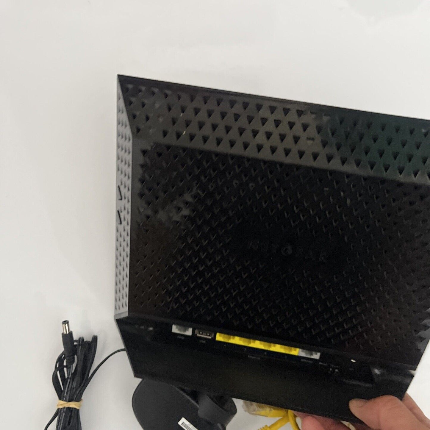 NETGEAR D6200 - ADSL Wifi AC1200 Modem Router - w/ Power, DSL & Ethernet Cables