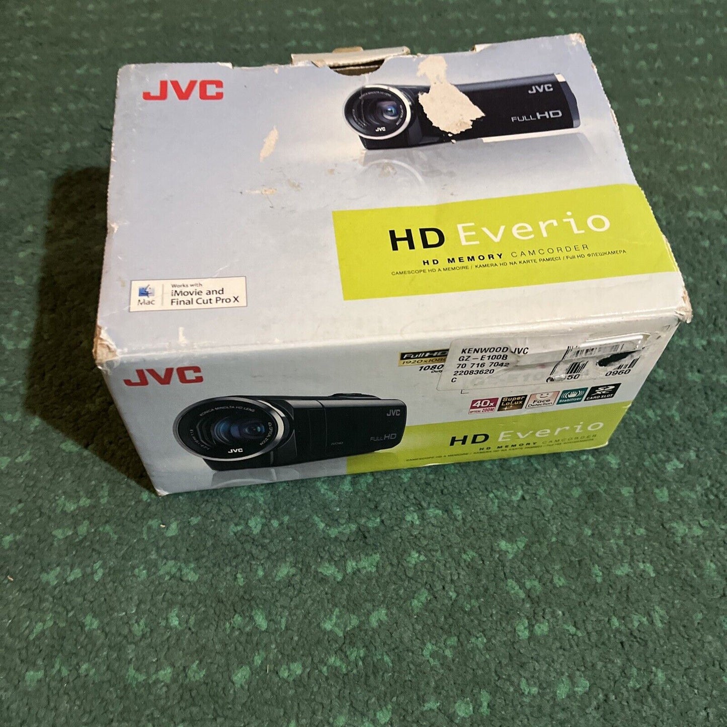 JVC HD Everio HD Memory Camcorder GZ-E100BAA