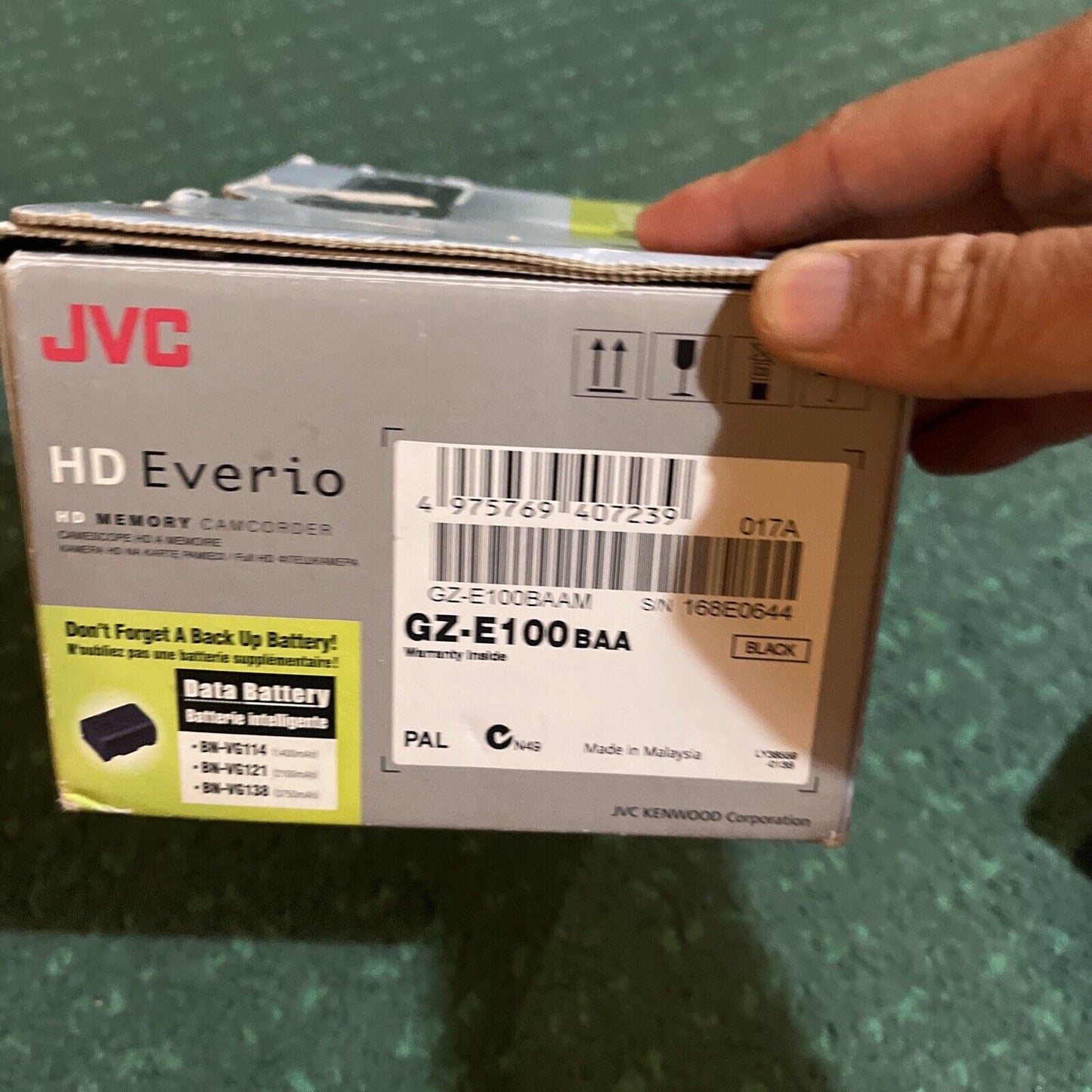 JVC HD Everio HD Memory Camcorder GZ-E100BAA