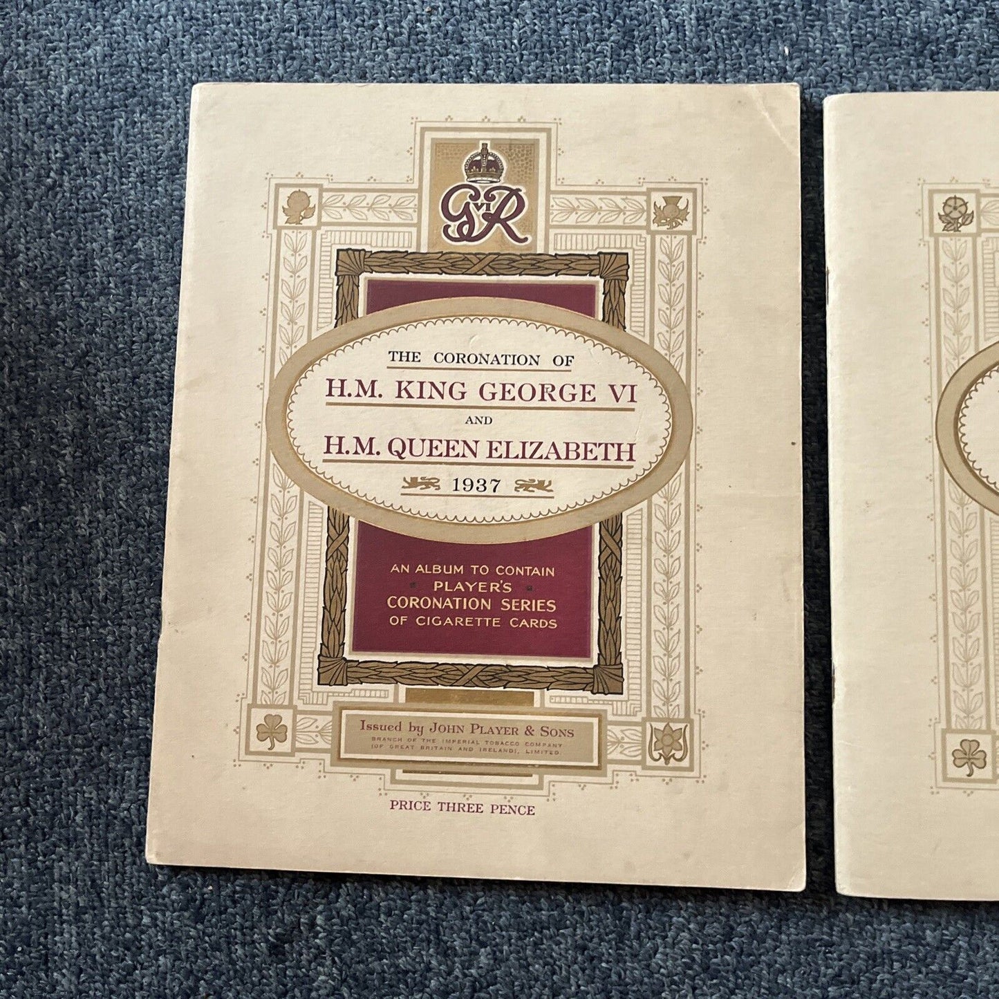 2x The Coronation of H.M King George VI & H.M. Queen Elizabeth 1937 Album