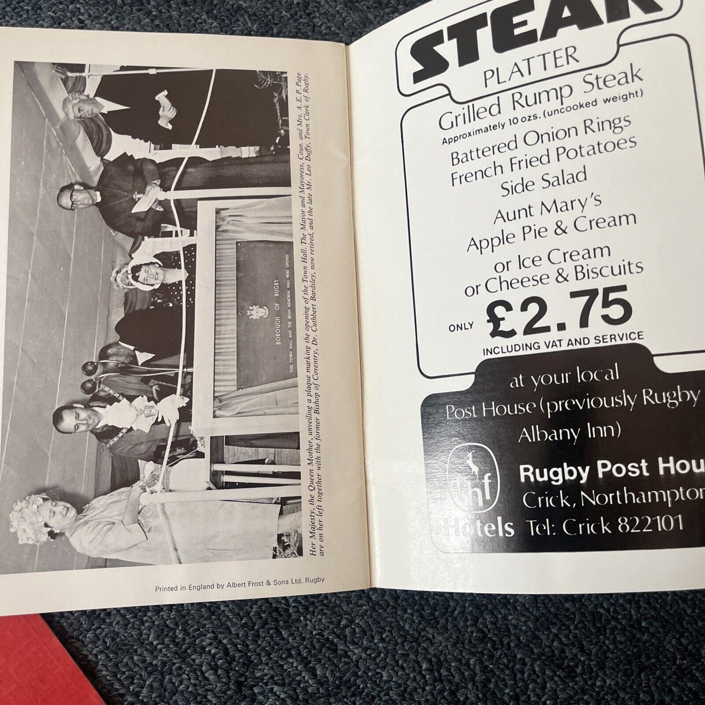 The King's Silver Jubilee 1936 Souvenir & 1977 Silver Jubilee Rugby Souvenir