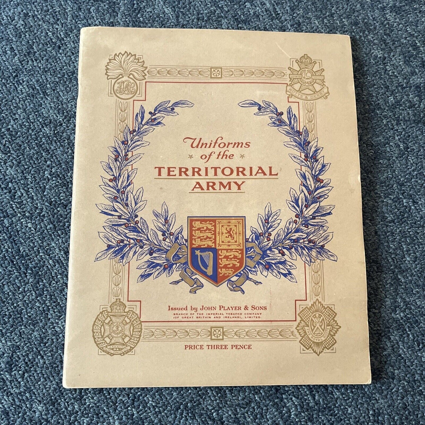 Vintage Uniforms of the Territorial Army by John Player & Sons