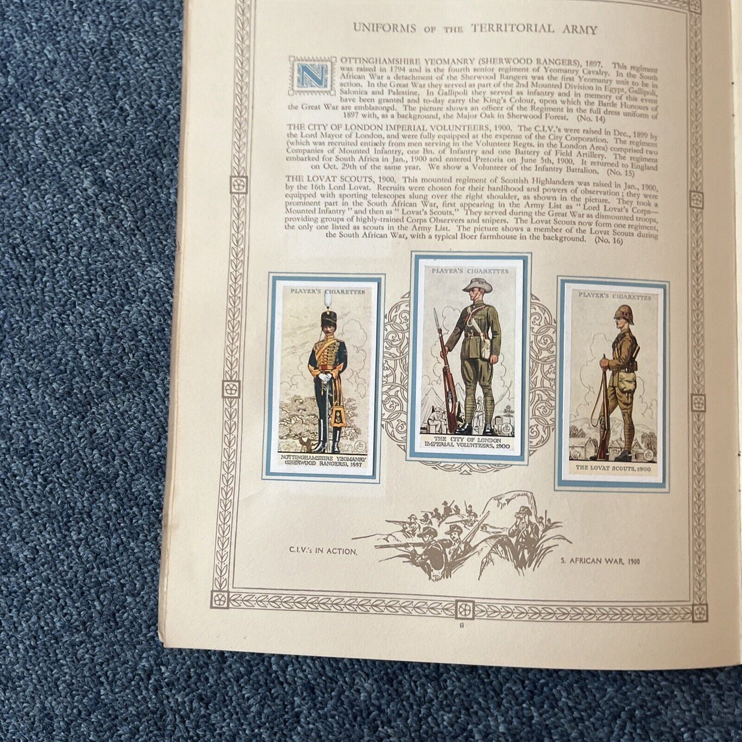 Vintage Uniforms of the Territorial Army by John Player & Sons