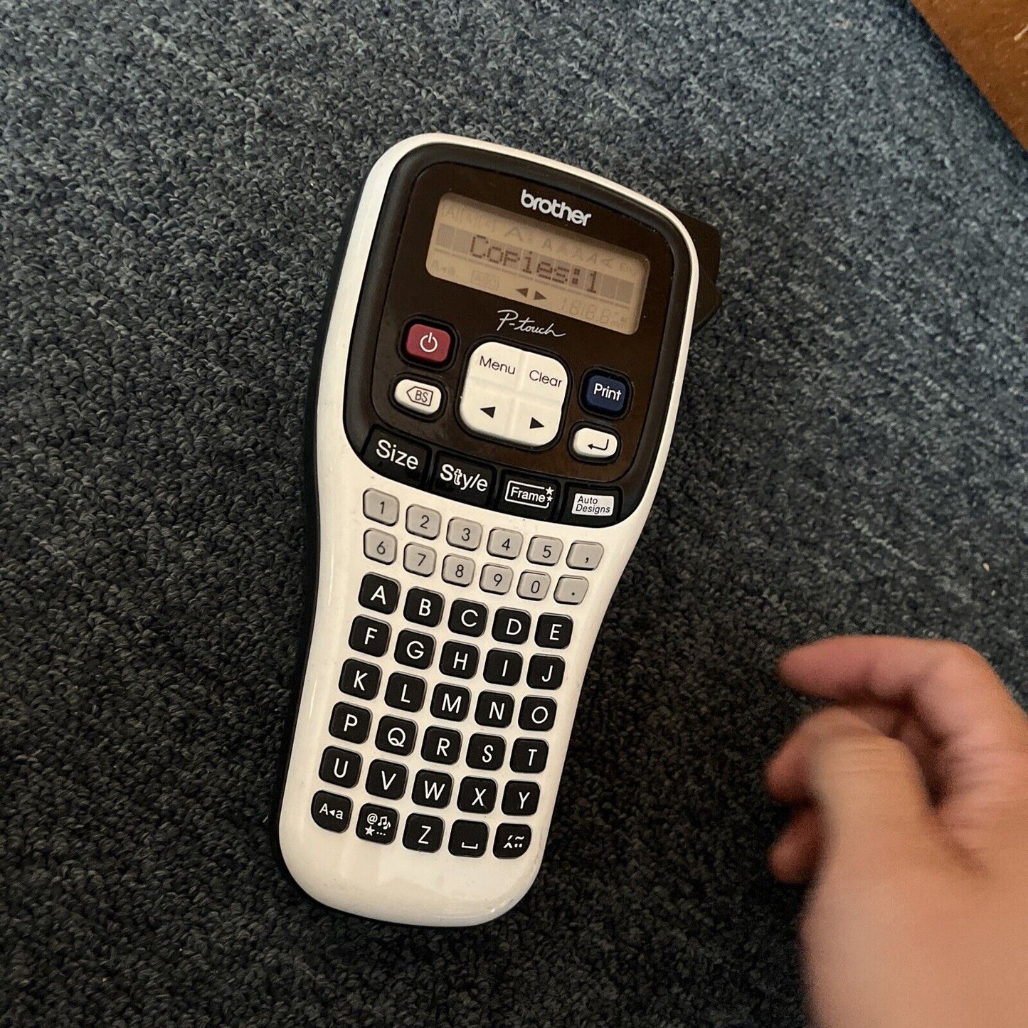 Brother P-Touch Portable Label Maker PT-H105 Hand Held Label Maker