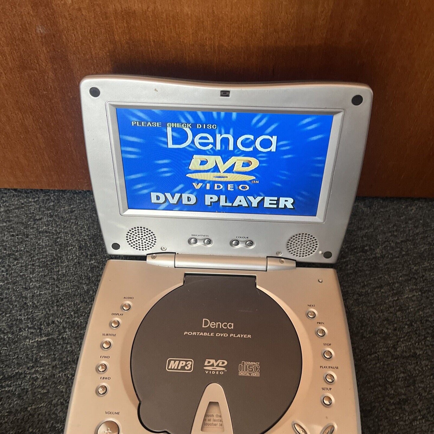 Denca Portable 7" DVD Player *For Parts Or Repair*