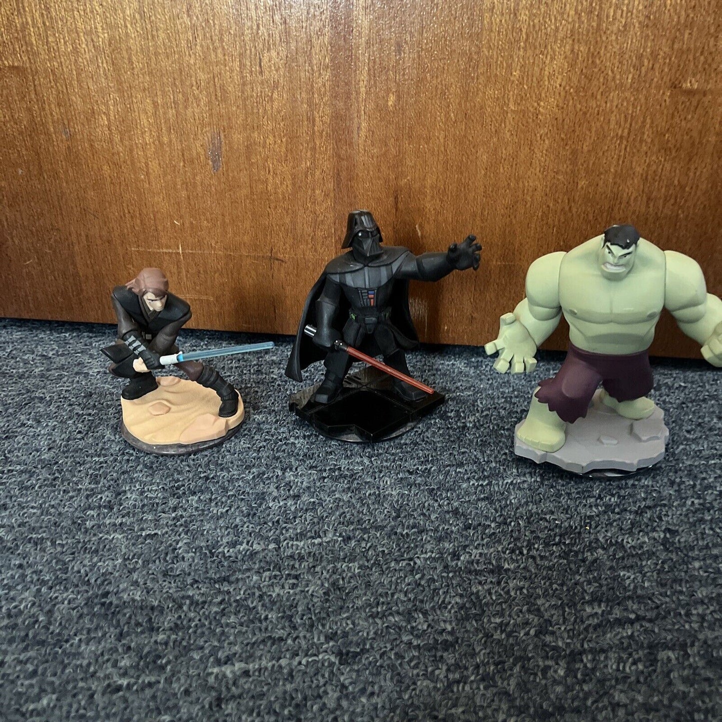 3x Disney Infinity 2.0 3.0 Figures: Anakin Skywalker, The Hulk, Darth Vader