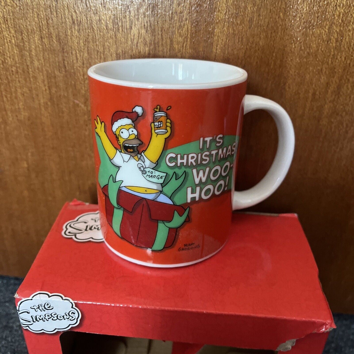 Homer Simpson It's Christmas! Woo-Hoo 330ml Mug