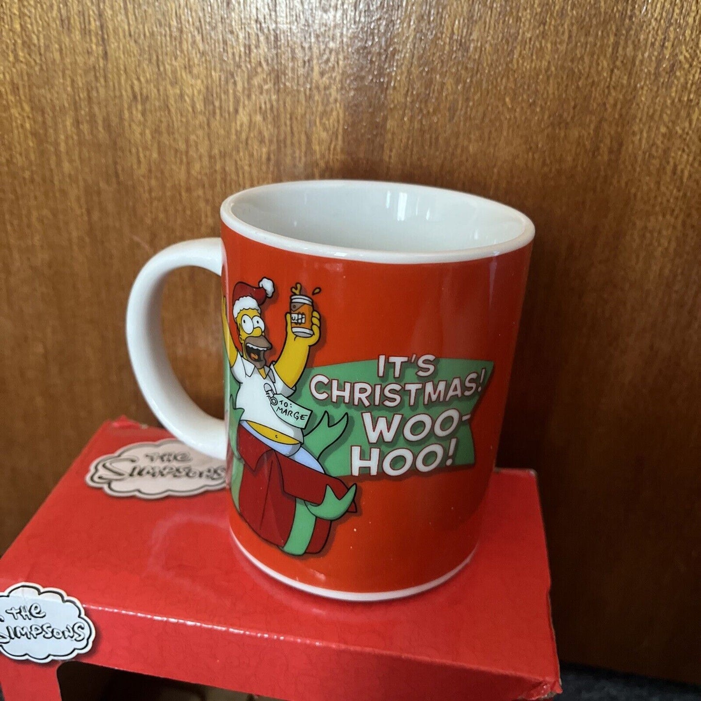 Homer Simpson It's Christmas! Woo-Hoo 330ml Mug