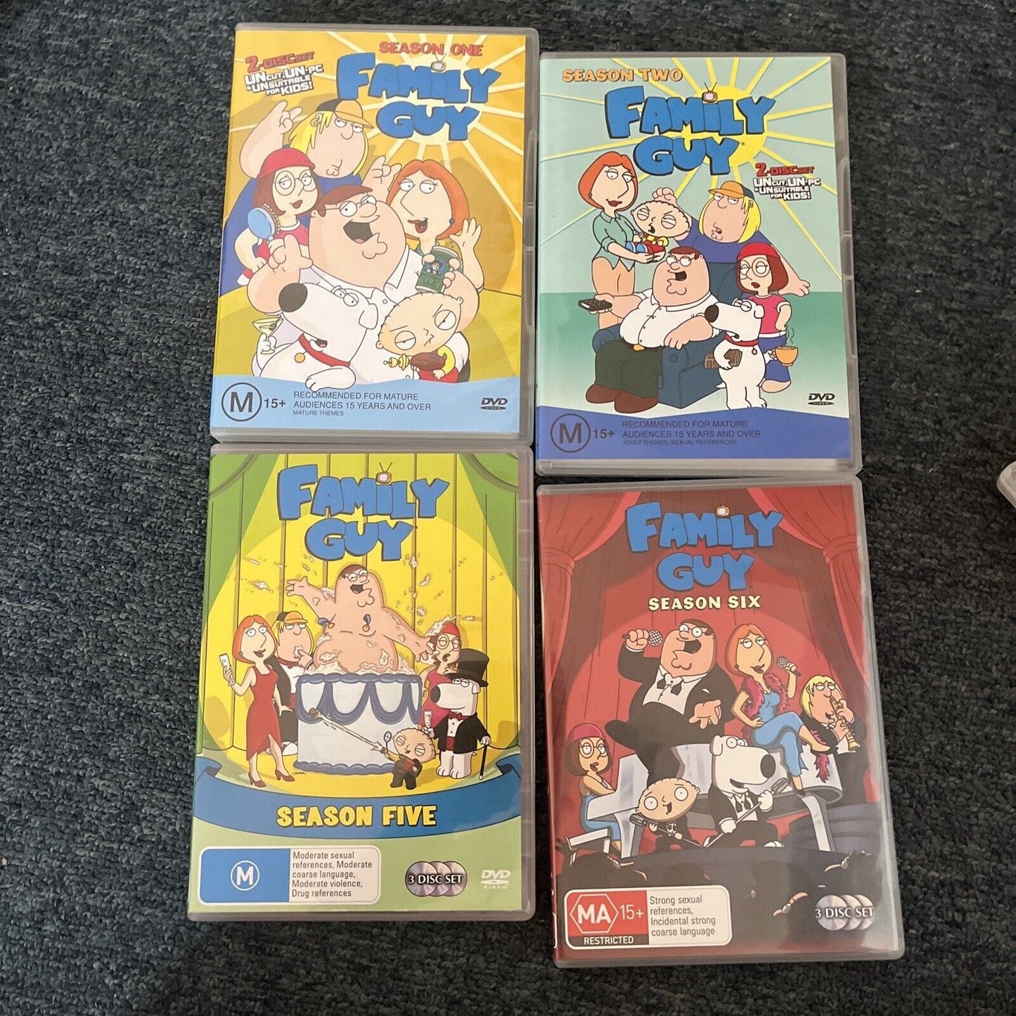 Family Guy Stewie Head Case Season 1-9 (DVD, 2009, 25-Disc) Region 4
