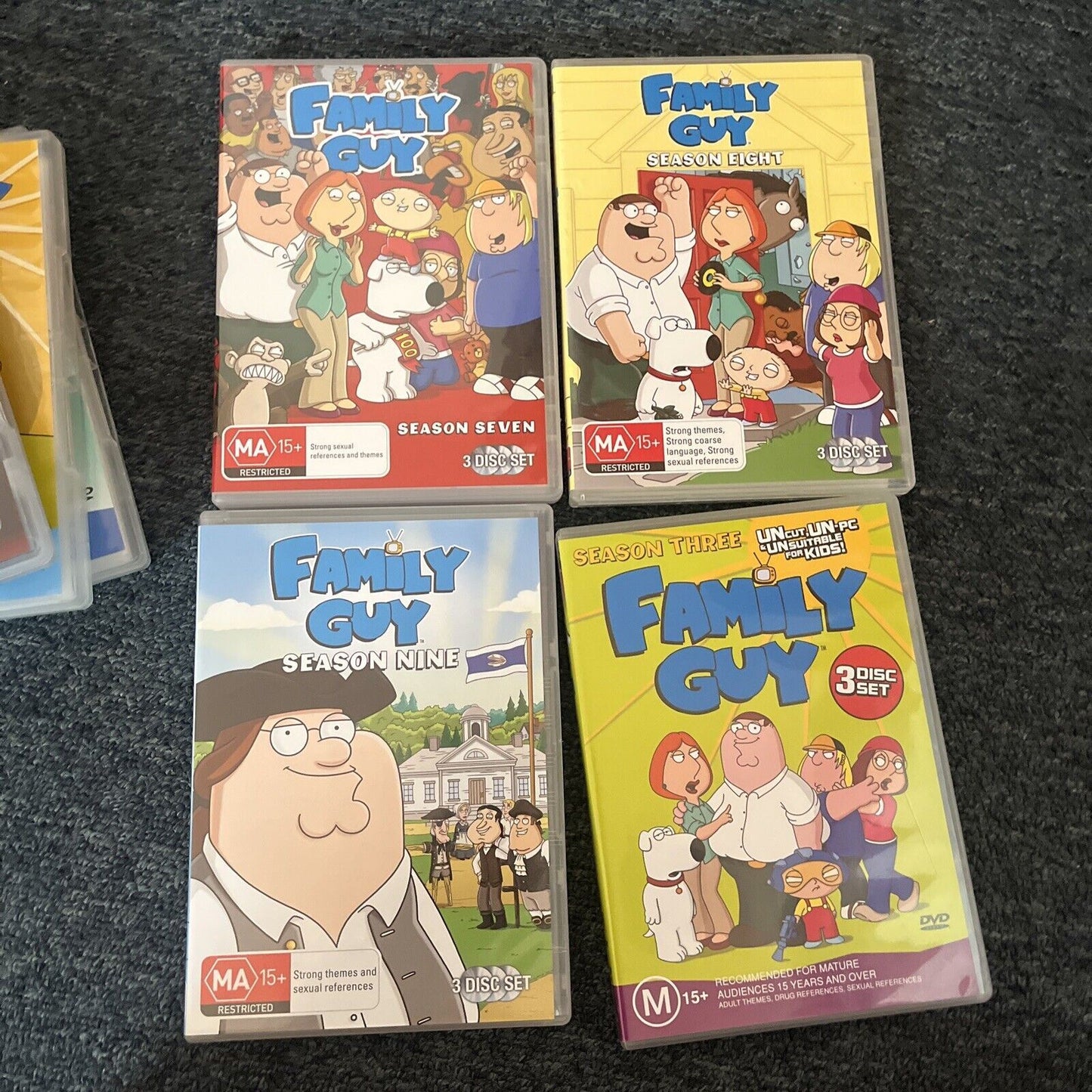 Family Guy Stewie Head Case Season 1-9 (DVD, 2009, 25-Disc) Region 4