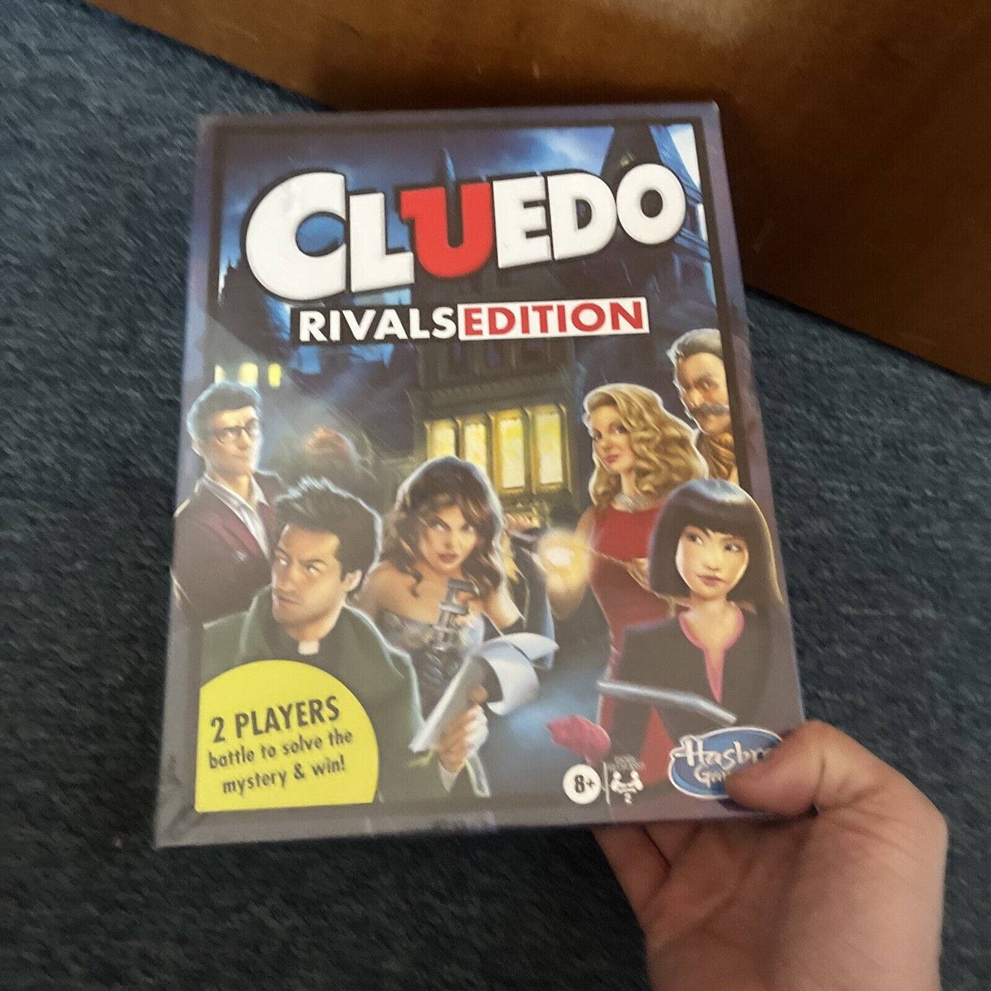 *New Sealed* Cluedo Rivals Edition Mystery Board Game Hasbro 2 Players