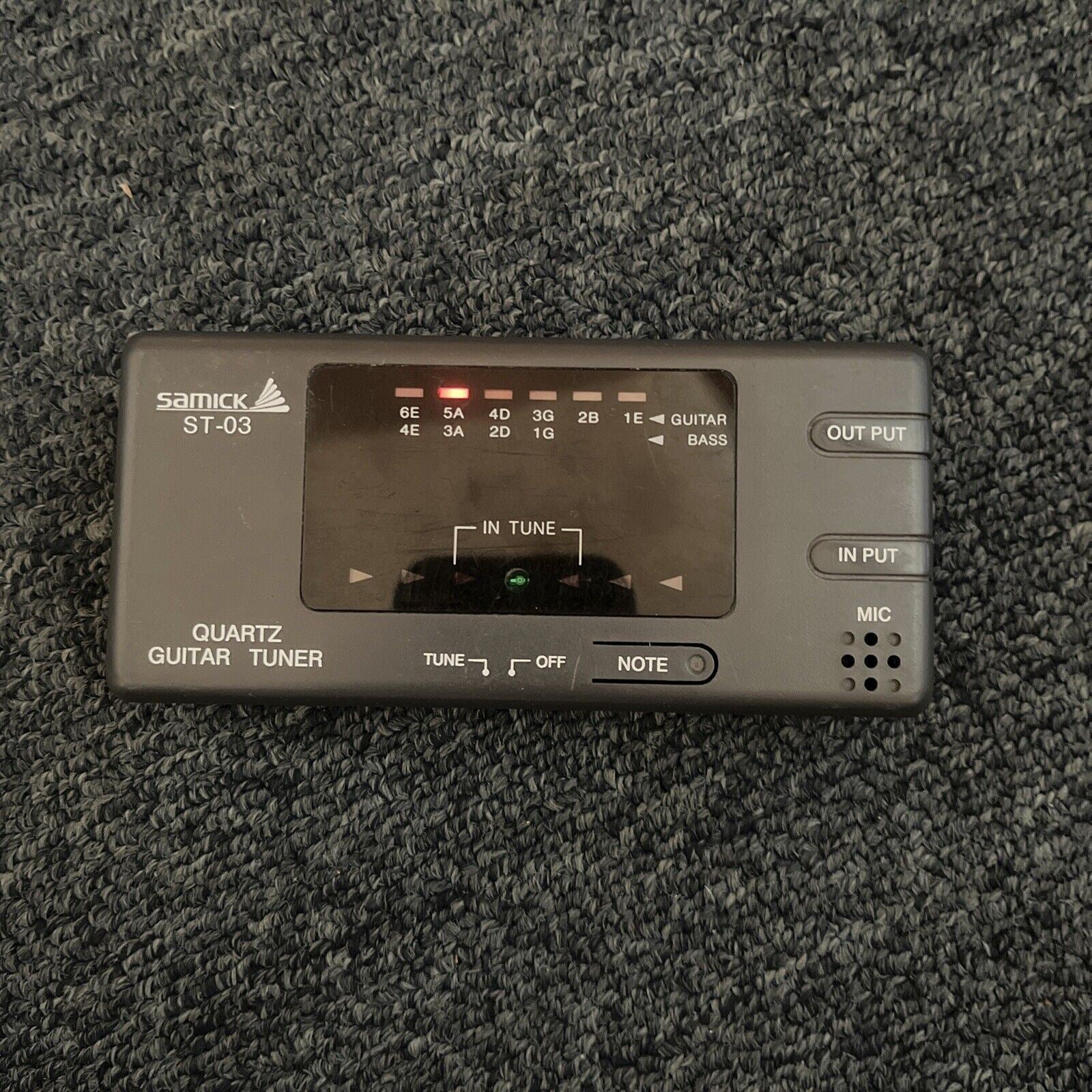 Samick ST-03 Quartz Guitar Tuner Made In Korea – Retro Unit