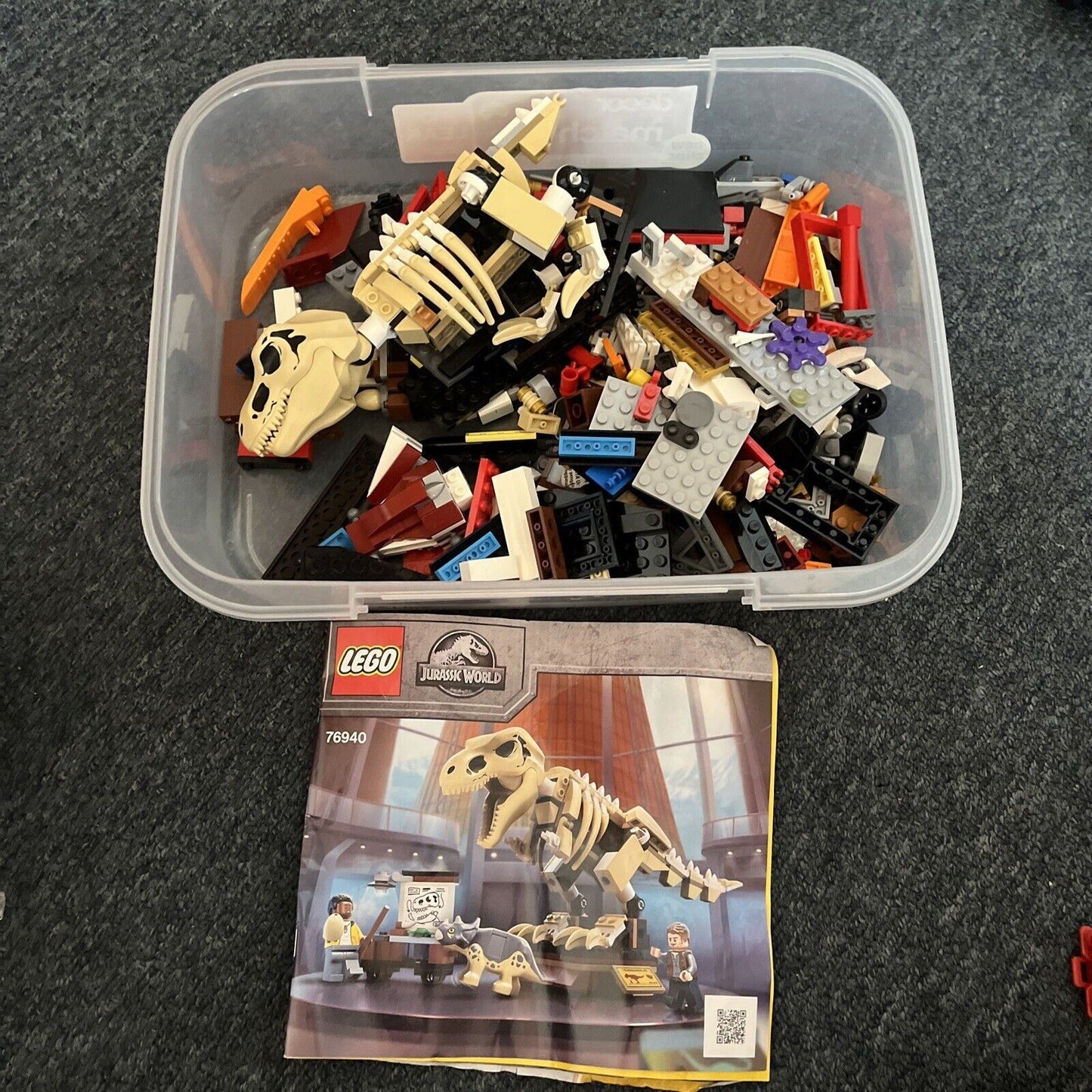 Lego Jurassic World 76940 T. rex Dinosaur *missing pieces uncounted no box*