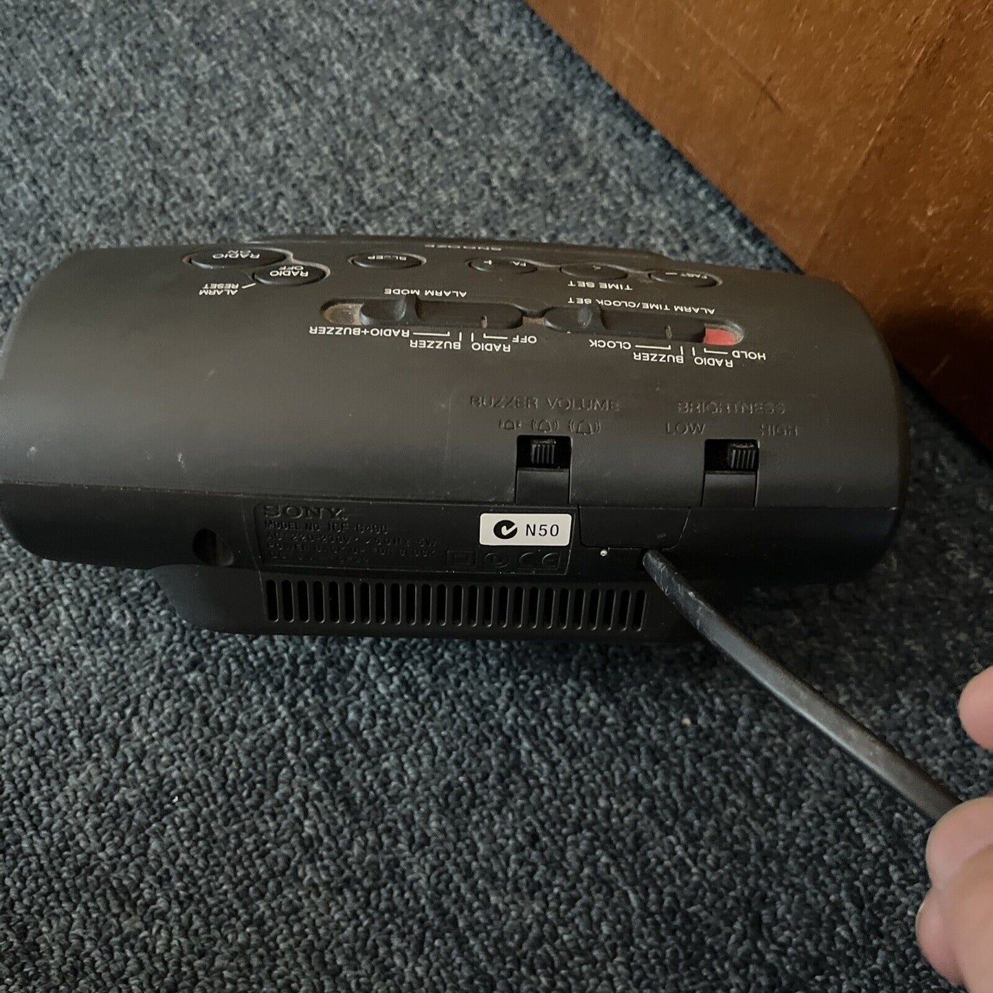 Sony Dream Machine Dual Alarm Clock AM/FM Radio ICF-C490