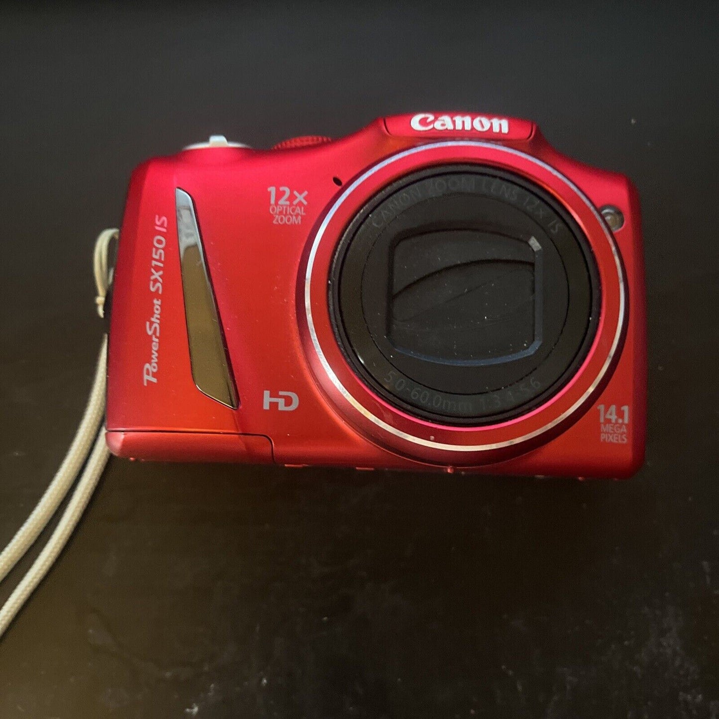 Canon PowerShot SX150 IS HD Digital Camera 14.1MP 12x Optical Zoom PC1677 & Case