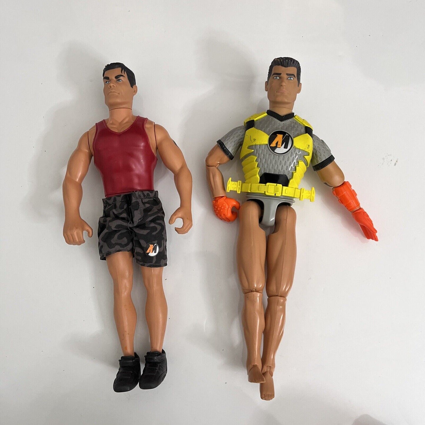 2x Action Man 11" Figure 1996 & 2000 Hasbro