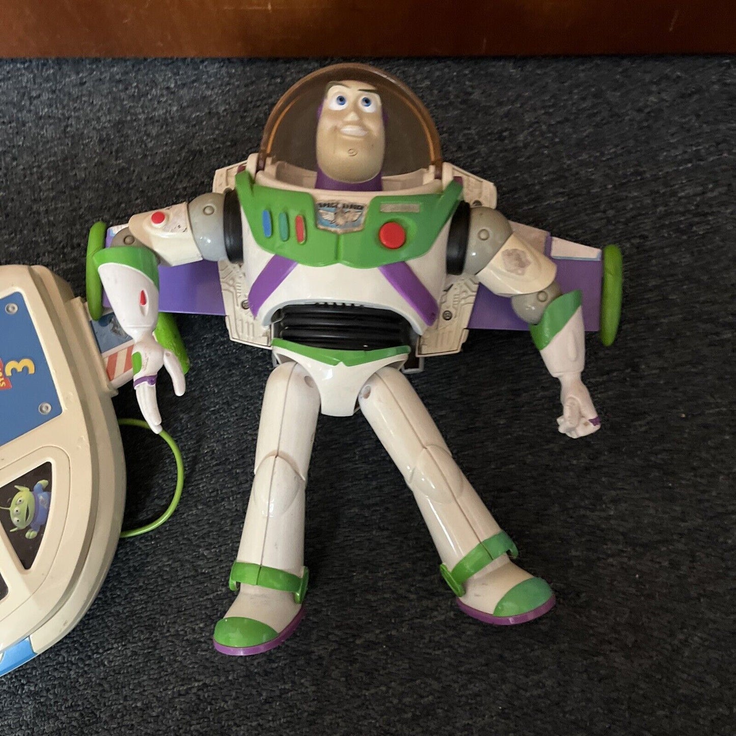 Buzz Lightyear Star Command Laptop & 11" Action Figure 2015 CFM64 Toy Story