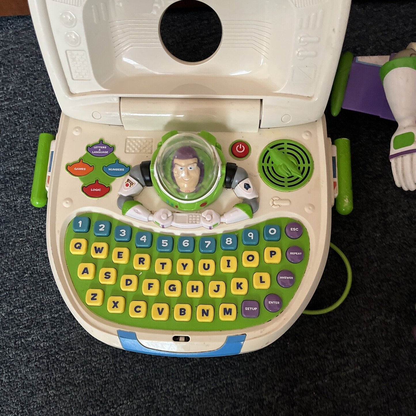 Buzz Lightyear Star Command Laptop & 11" Action Figure 2015 CFM64 Toy Story