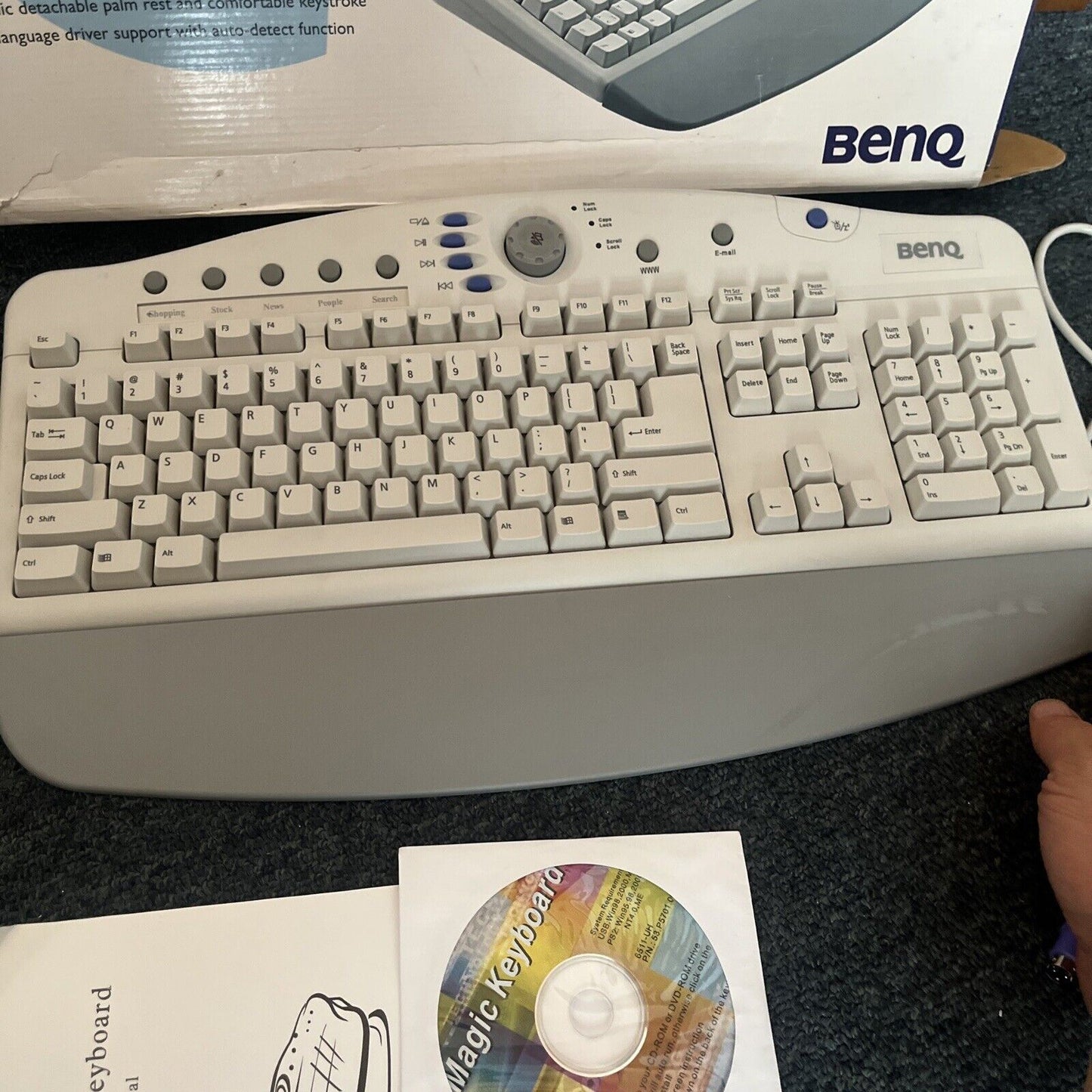 Benq Multimedia Keyboard 52UH/UA with PS/2 Port