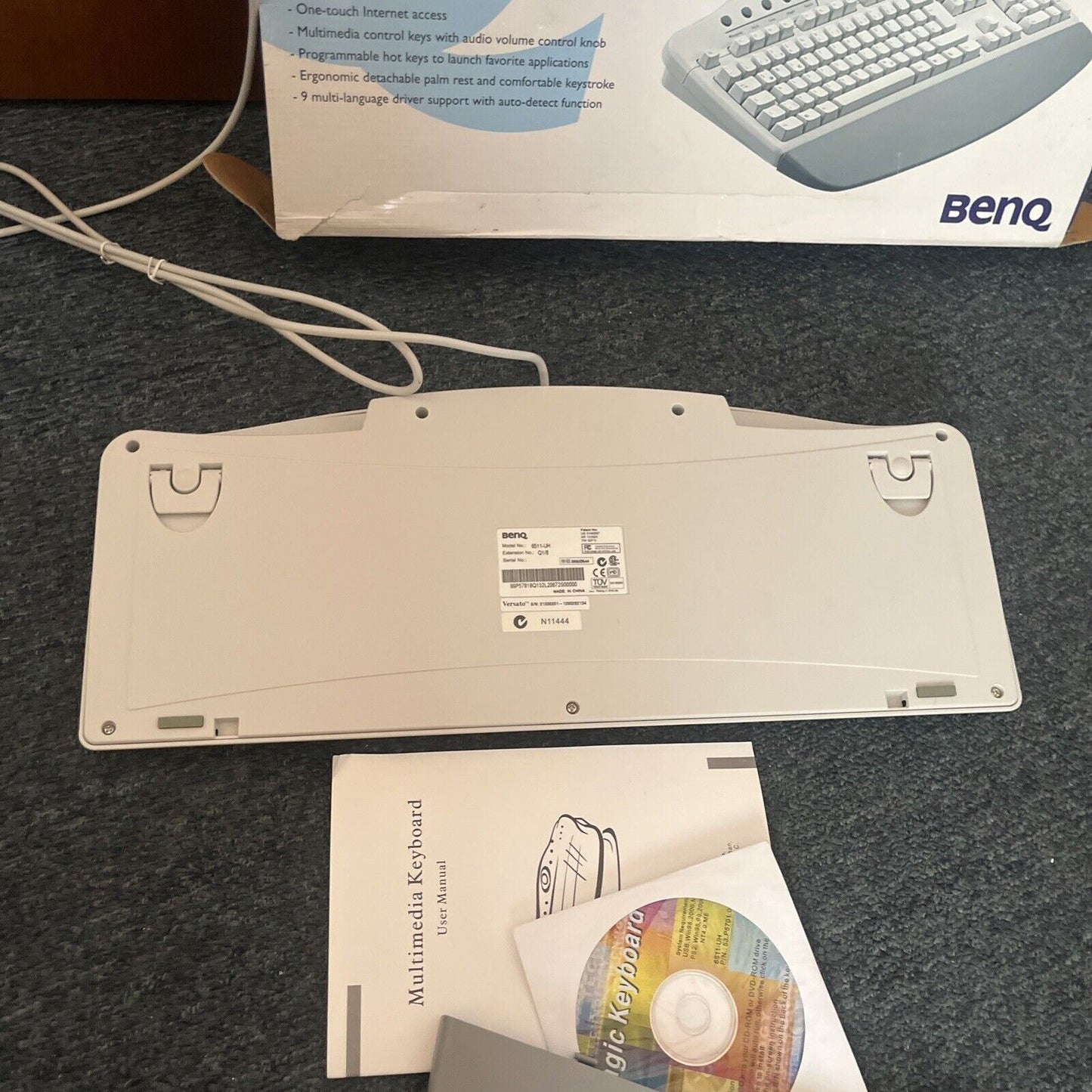 Benq Multimedia Keyboard 52UH/UA with PS/2 Port