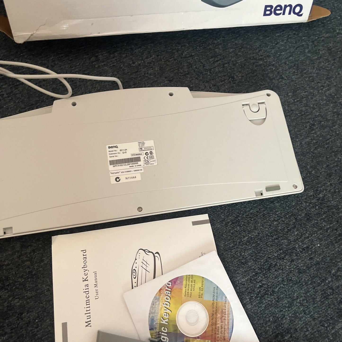 Benq Multimedia Keyboard 52UH/UA with PS/2 Port