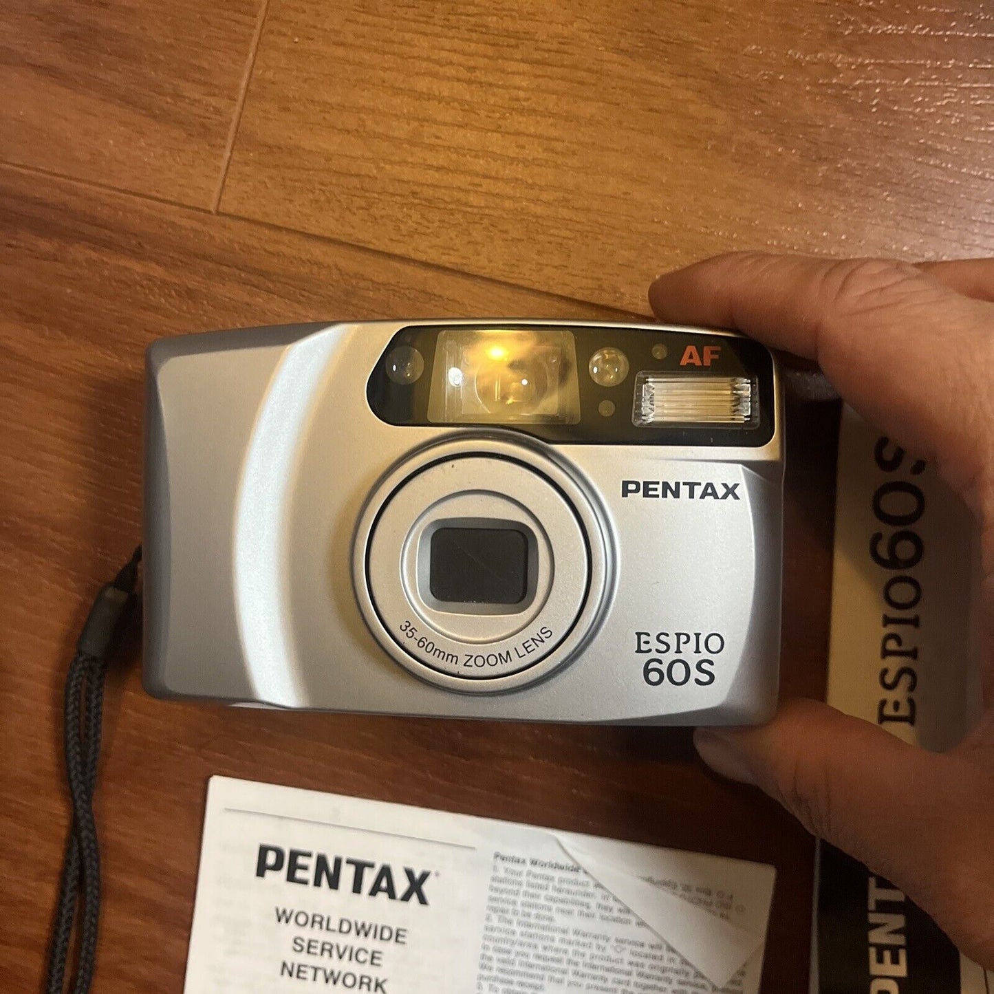 Pentax Espio 60s Film Camera 35mm With Manual & Box