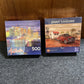 2x Australian Art Puzzles Jigsaw: Jenny Sanders Doris & Sydney Opera House