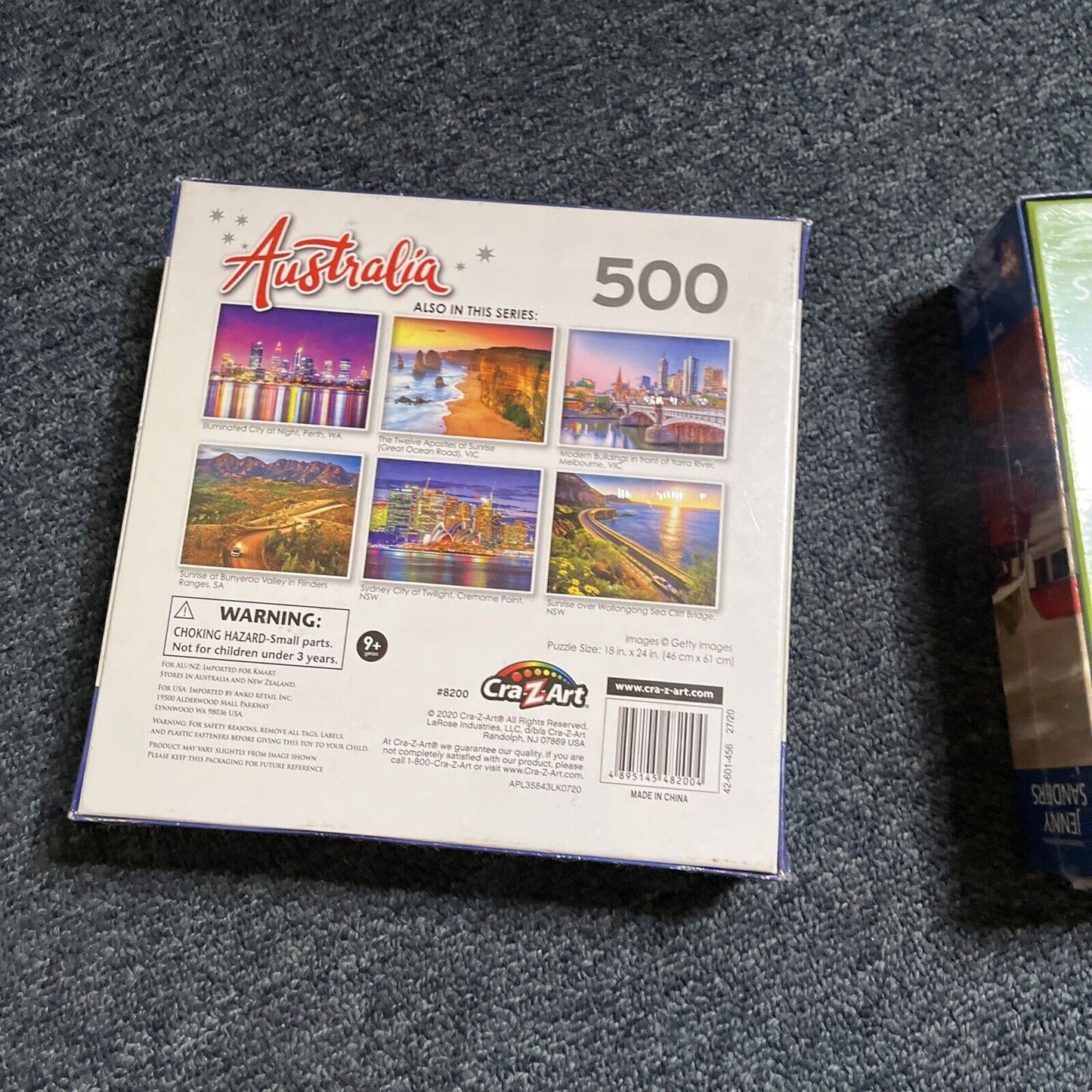 2x Australian Art Puzzles Jigsaw: Jenny Sanders Doris & Sydney Opera House