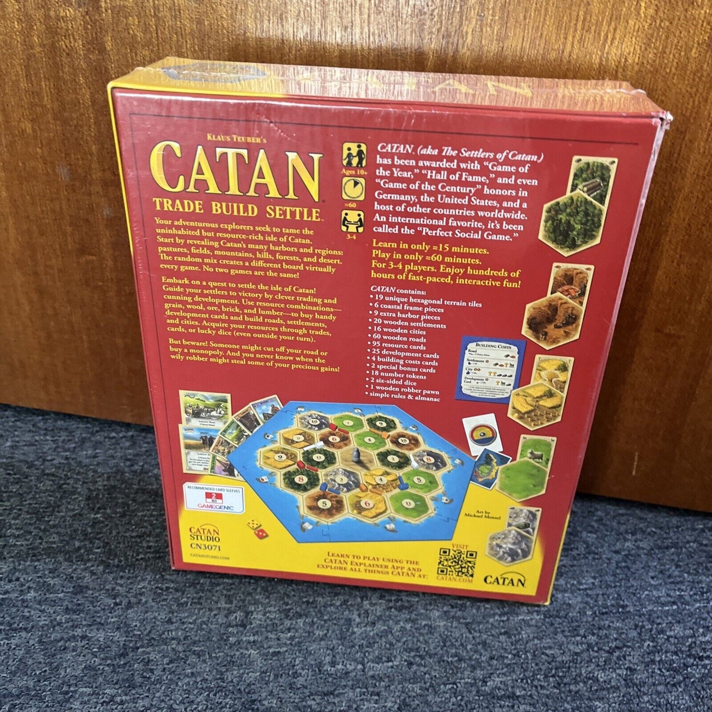 *New Sealed* Klaus Teuber's: Catan - Trade Build Settle - Base Game