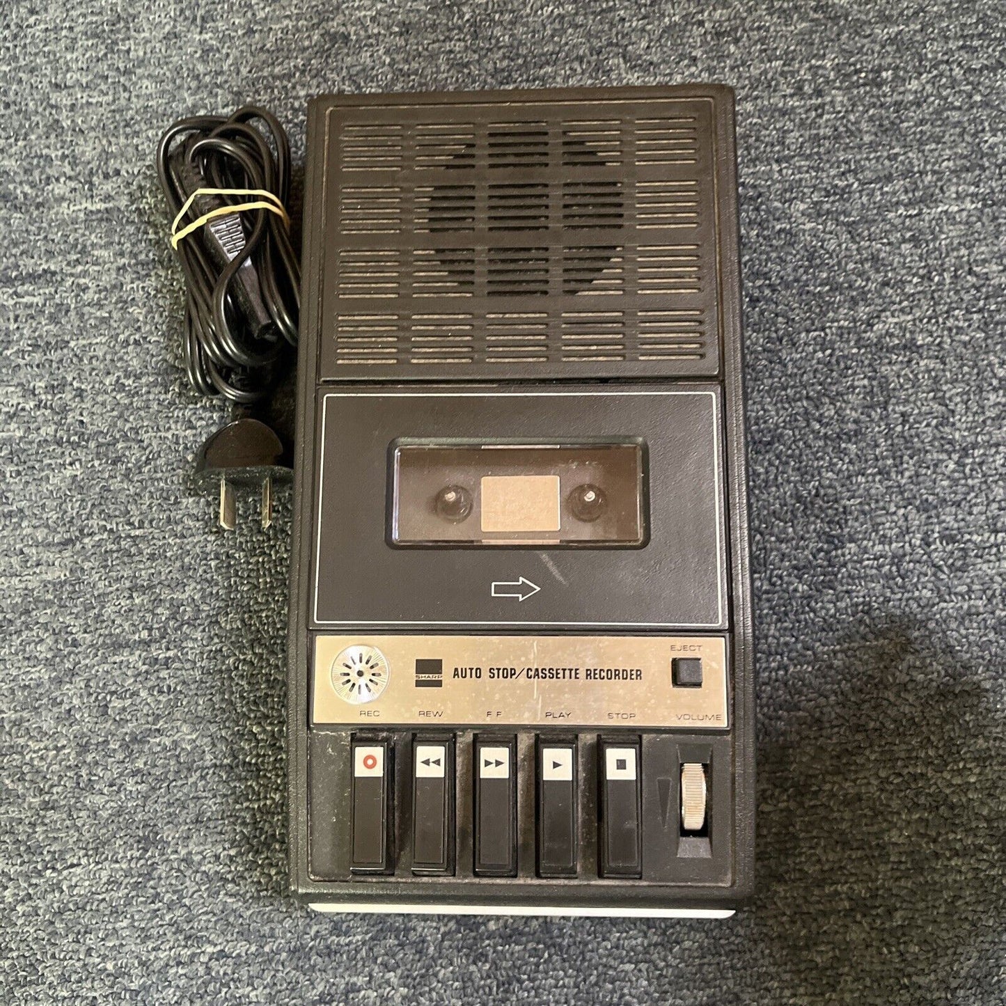 Sharp RD-600XA Portable Cassette Tape Recorder